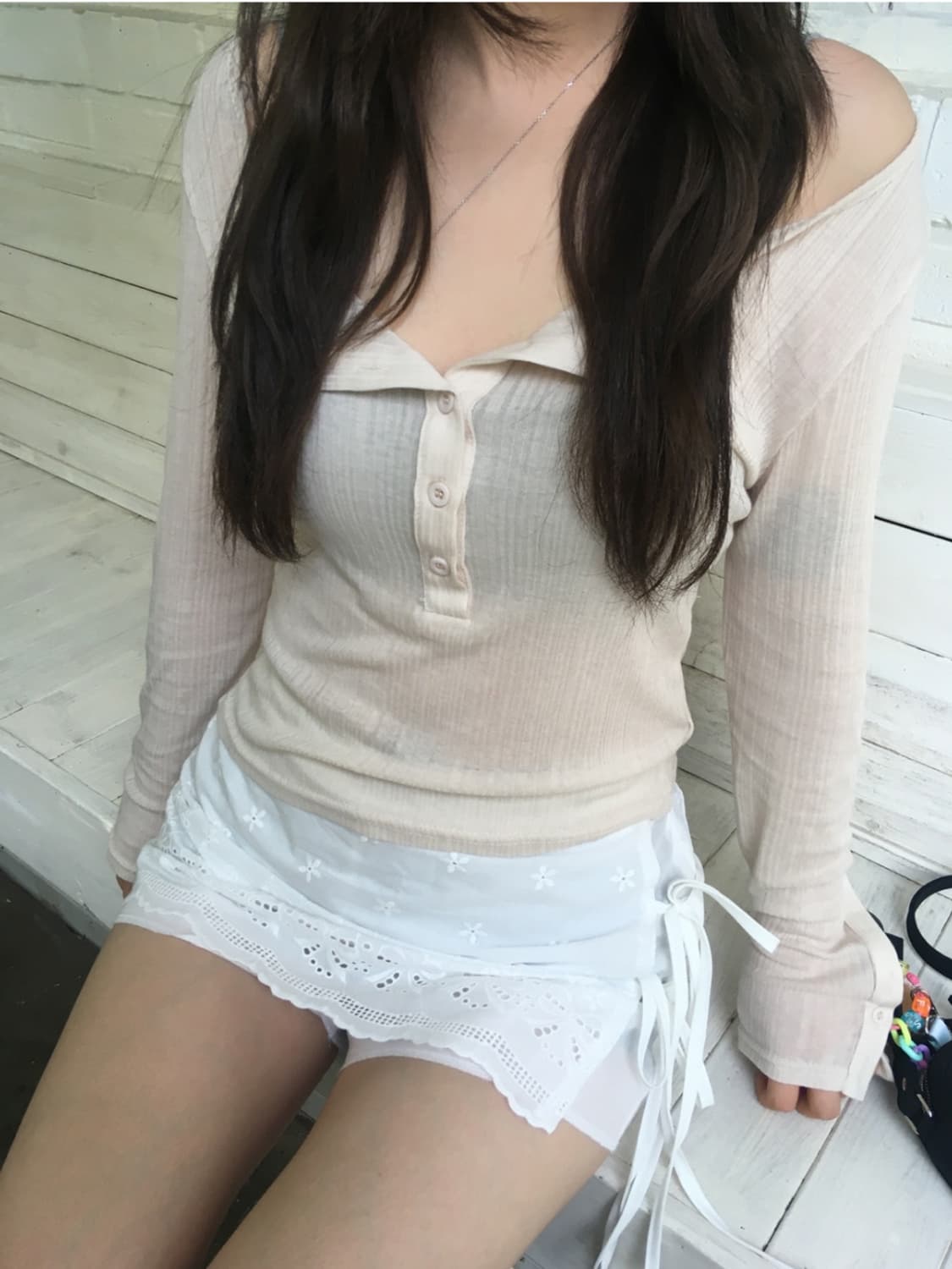 아워캐비넷 milk button tee 상품이미지1