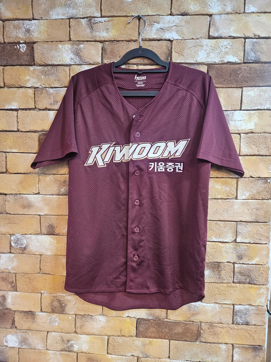키움 히어로즈 이정후 유니폼 85(XS) 버건디 상품이미지1