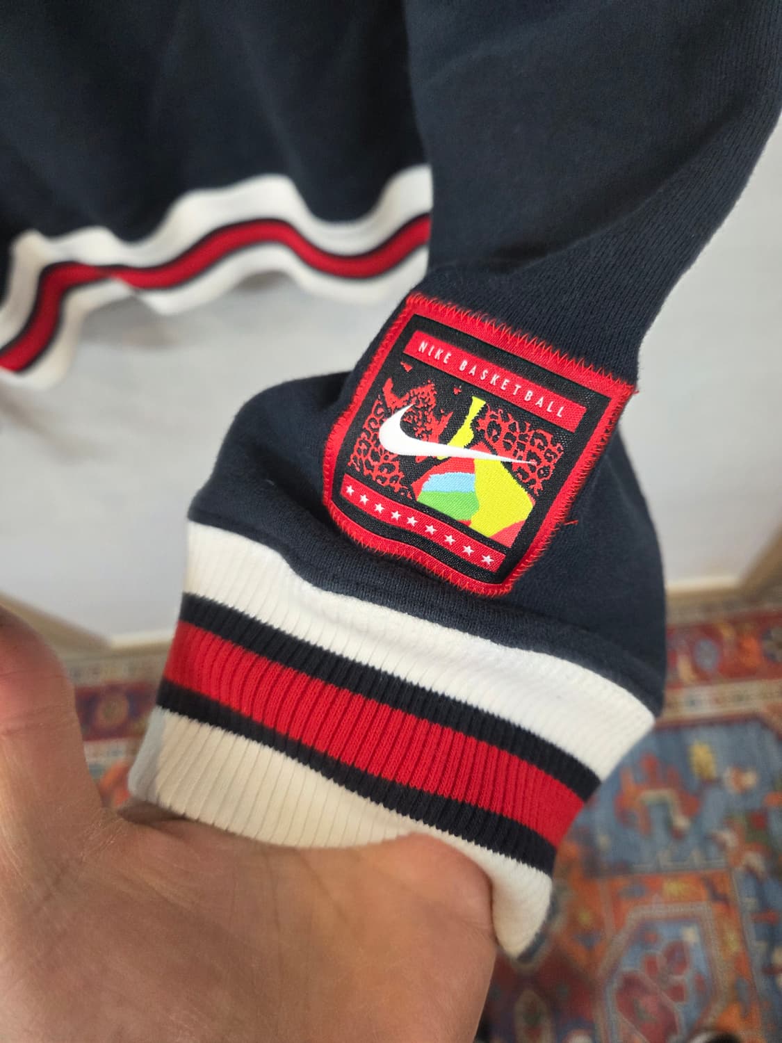 나이키 스마일 윙크 바스켓볼 스웻 후드티 xl 상품이미지3