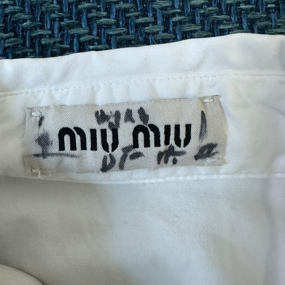 [여성38] 미우미우 유니폼 셔츠 상품이미지2