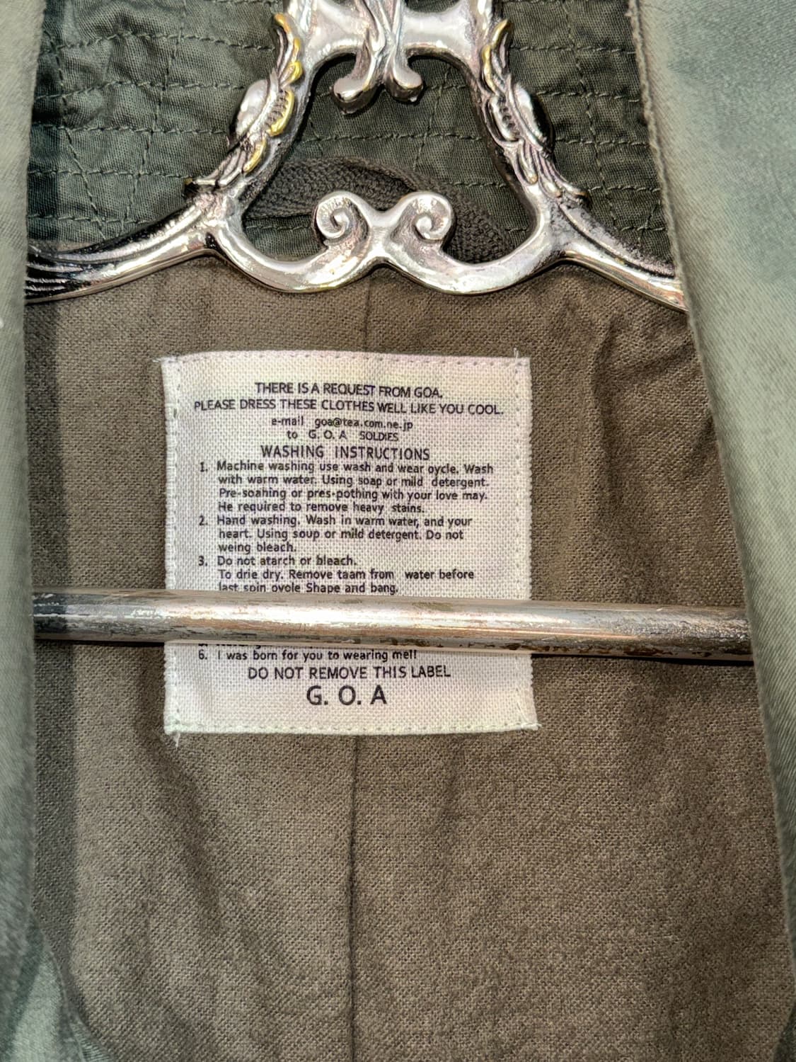 G.O.A khaki military safari jacket  상품이미지6