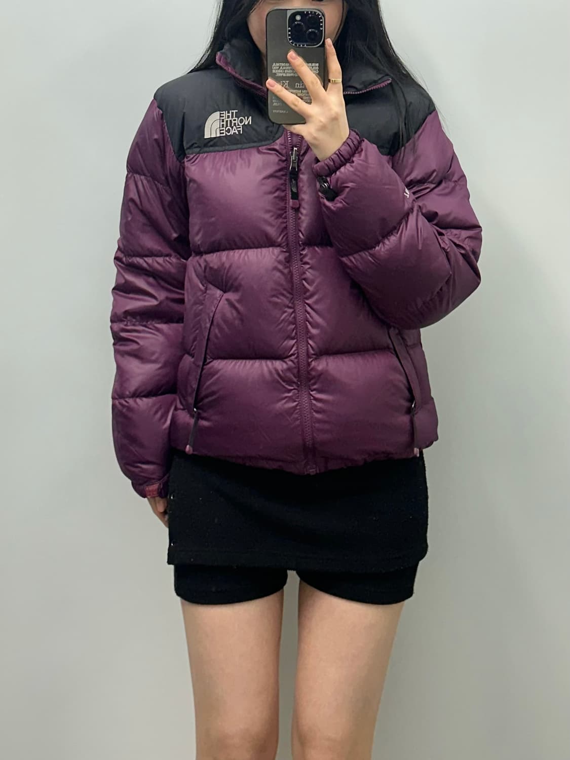 노스페이스 눕시 700 퍼플 패딩 상품이미지1