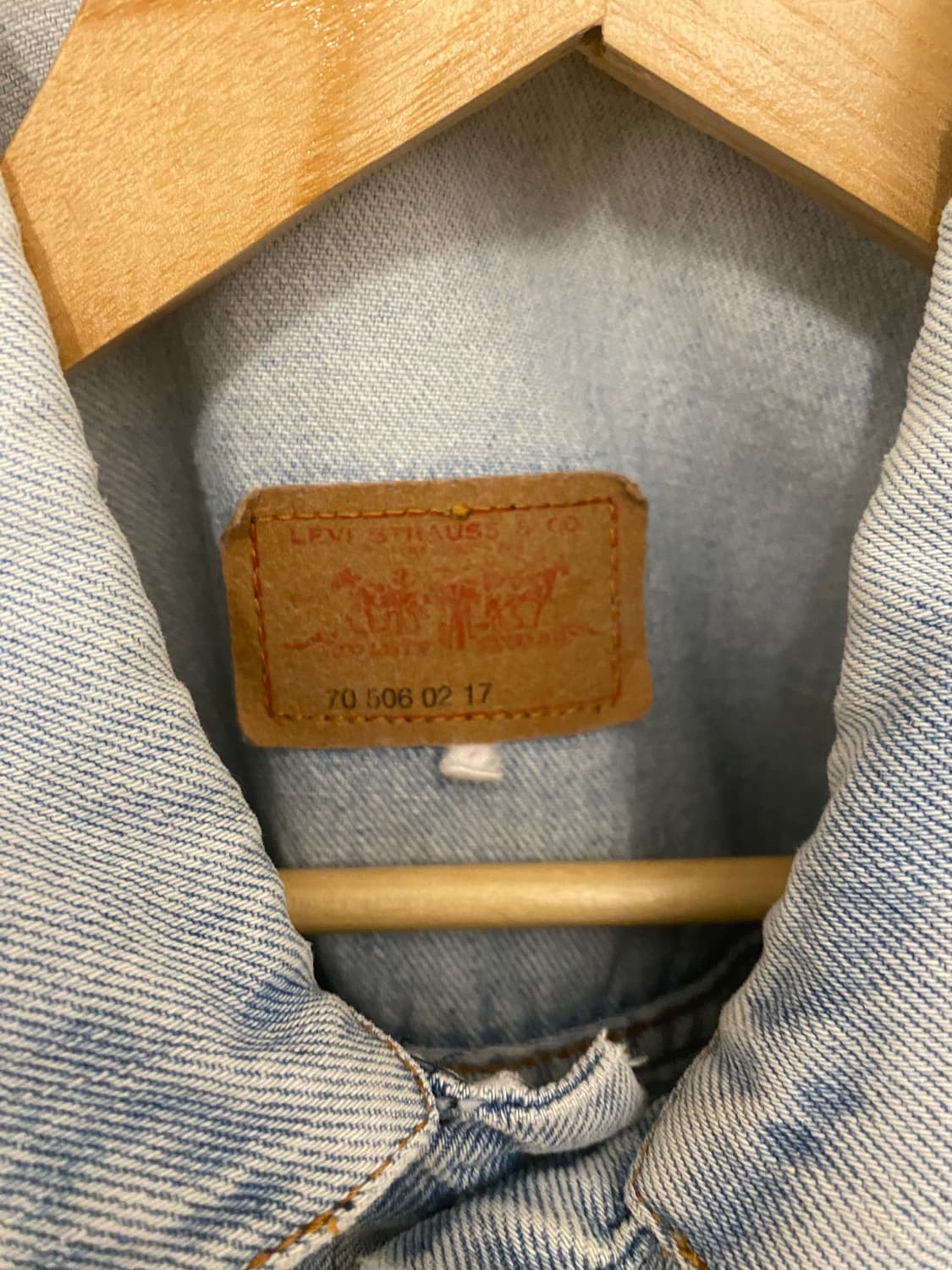 90s LEVI'S denim jacket 90년대 리바이스 데님자켓 상품이미지8