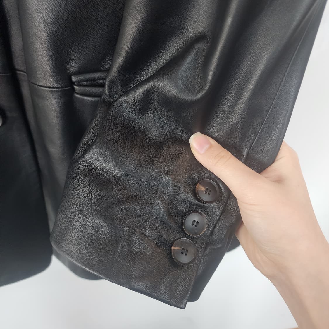 셀렙샵 블랙 양가죽 자켓 상품이미지4