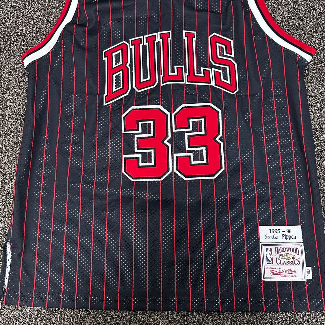 NBA 시카고불스 미첼 & 네스 스윙맨 농구 유니폼 민소매 상품이미지4