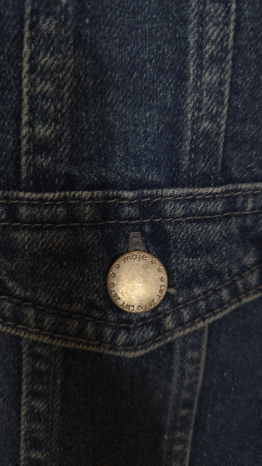 마쥬 엘비라 퍼프 소매 데님 미니 원피스 2 사이즈 상품이미지6