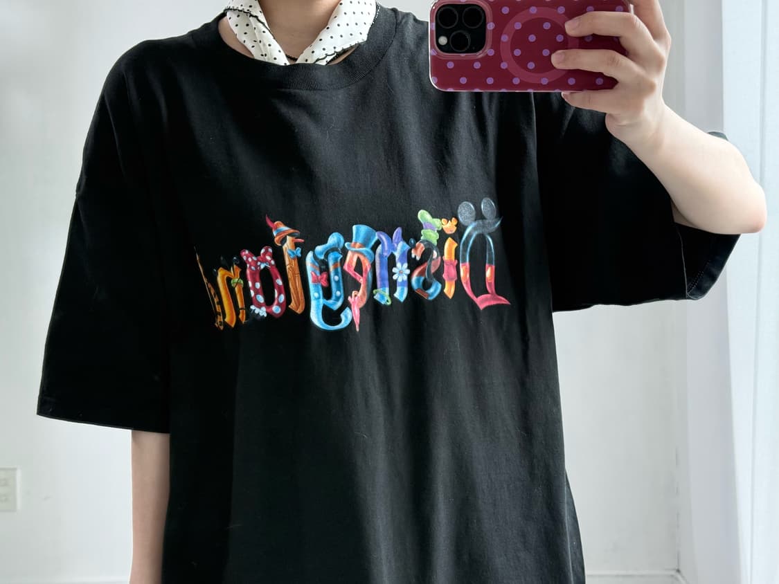 90‘s 디즈니랜드 로고 반팔티 상품이미지3