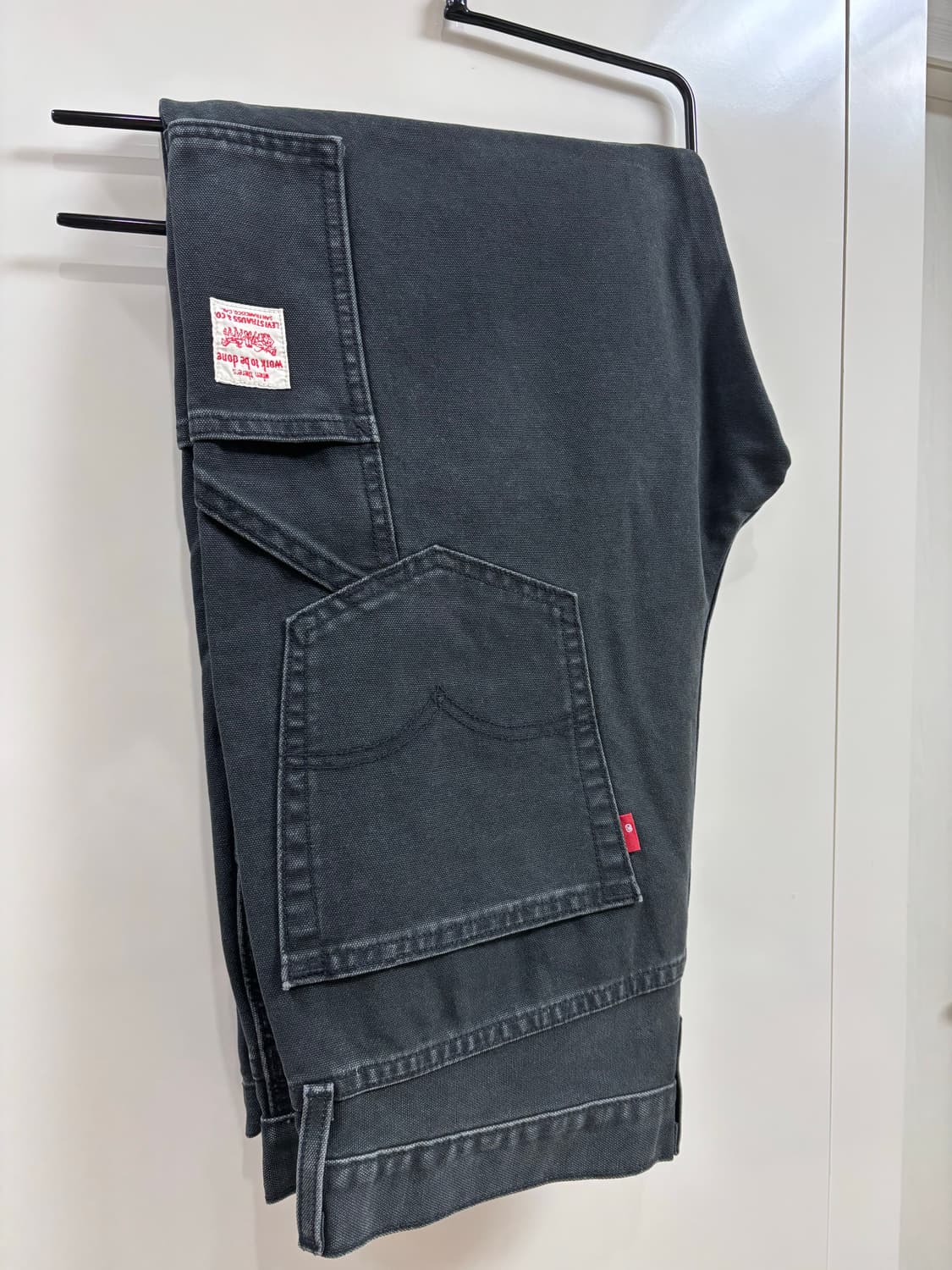 [32x30] 리바이스 568 더블니 카펜더 워크팬츠 블랙 상품이미지1