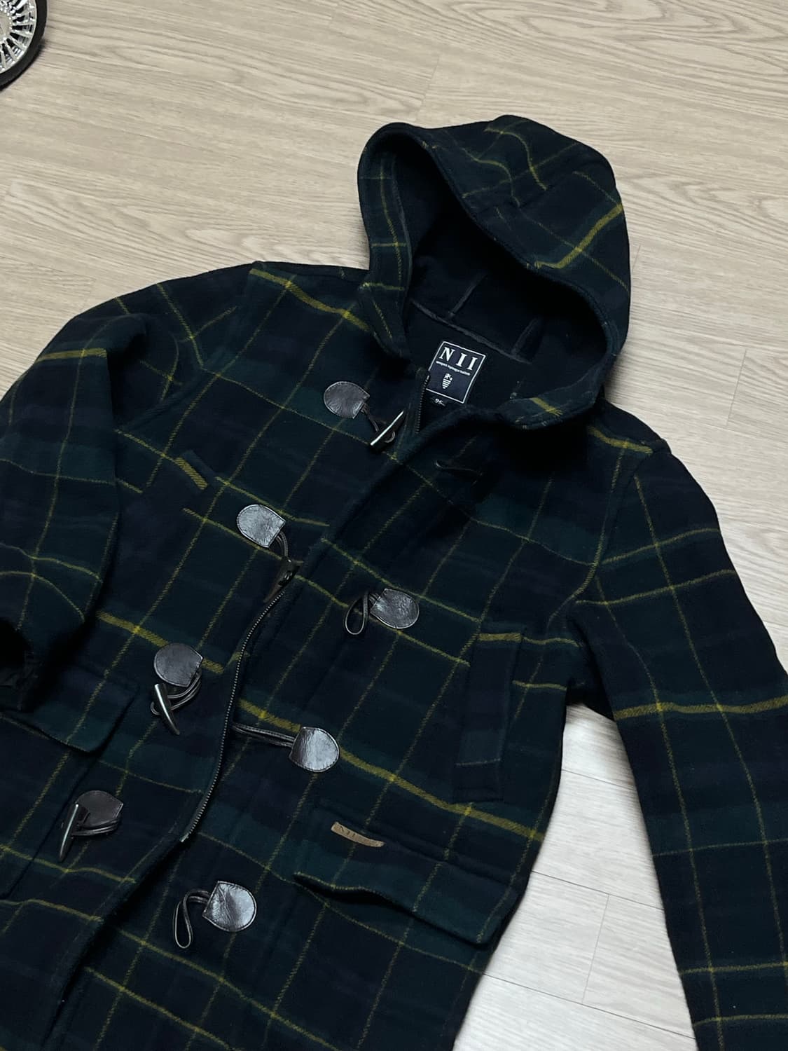 nii 니 체크 떡볶이코트 상품이미지2