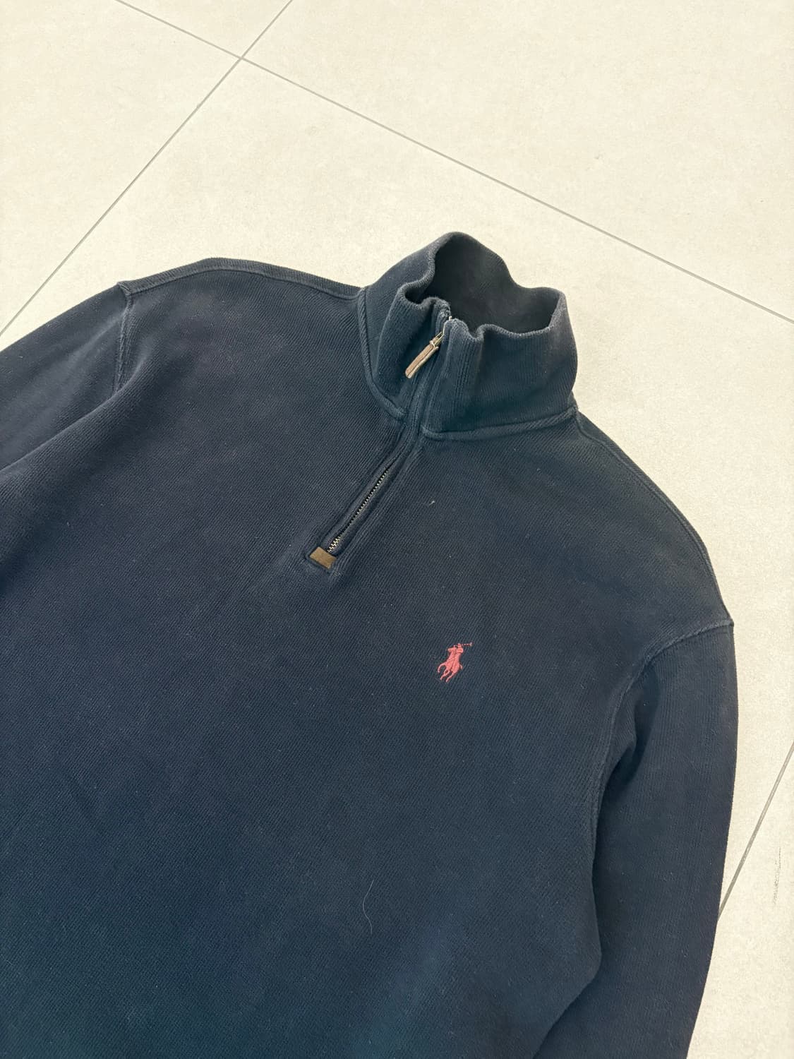 폴로 하프집업 네이비  상품이미지5