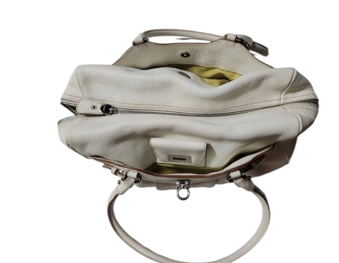 페레가모 화이트 토트백 숄더백 상품이미지5