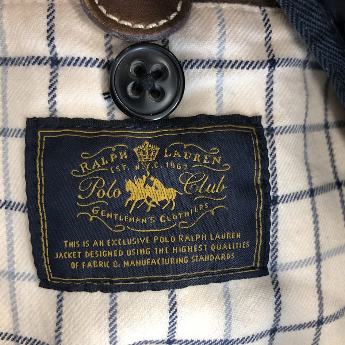 폴로 랄프로렌 레더패치 퀼팅패딩 L 상품이미지8