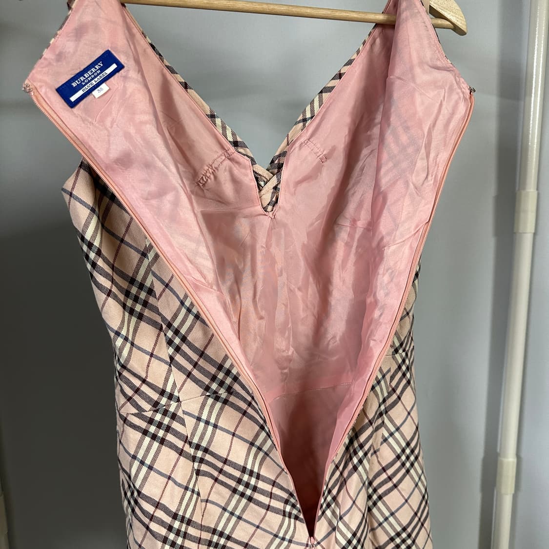 버버리 블루라벨 체크 원피스 상품이미지3