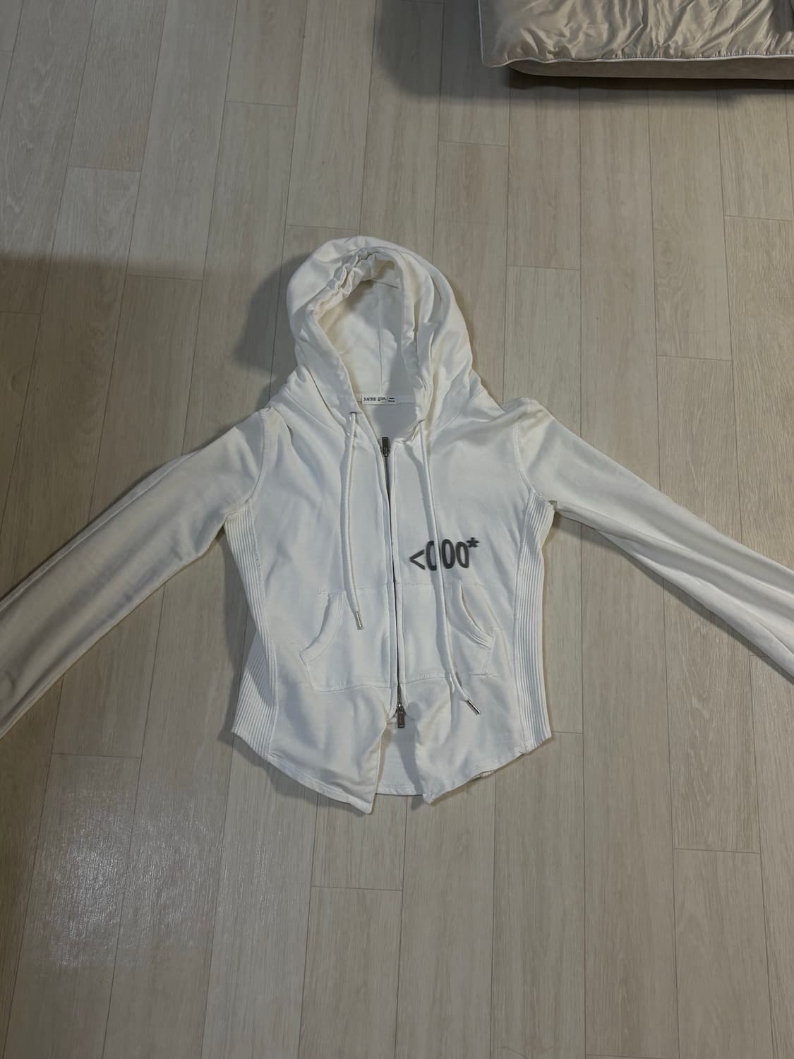 나체 슬림핏 후드집업 상품이미지1