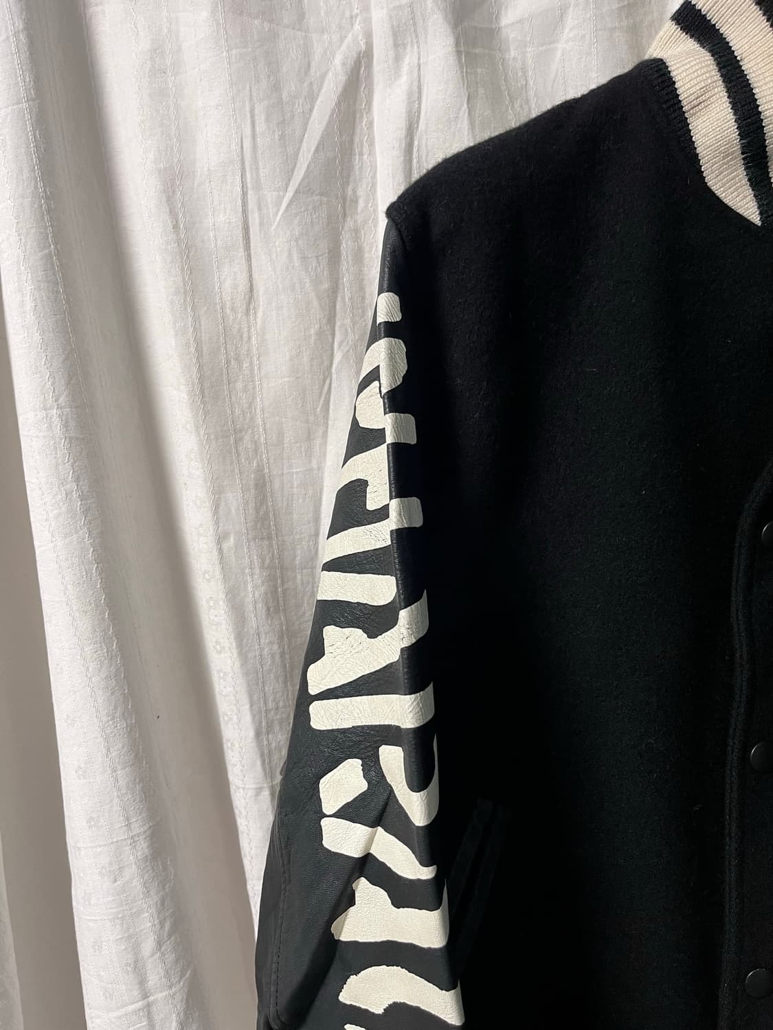 Archive Studded Varsity leather Jacket 상품이미지4