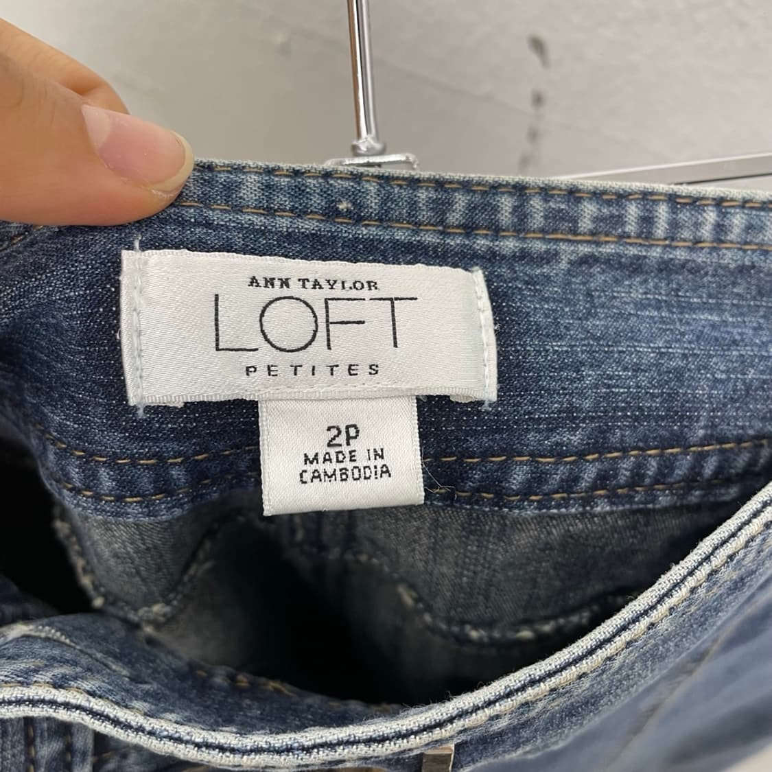 앤테일러 로프트 Ann Taylor LOFT 쁘띠 플레어 데님팬츠 2P 상품이미지3