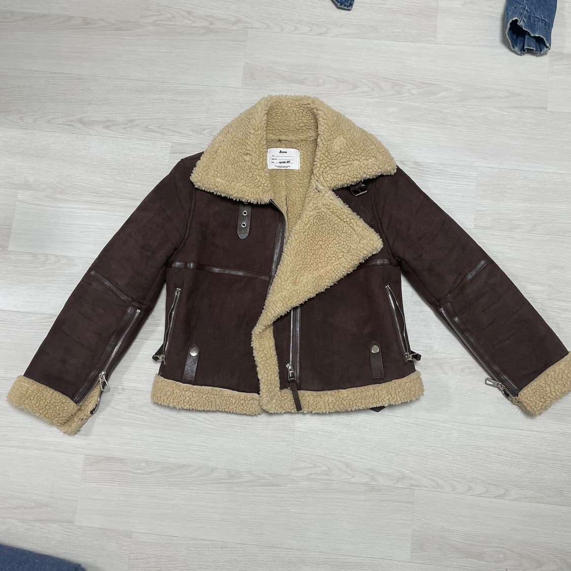 ance 브라운 무스탕 상품이미지2