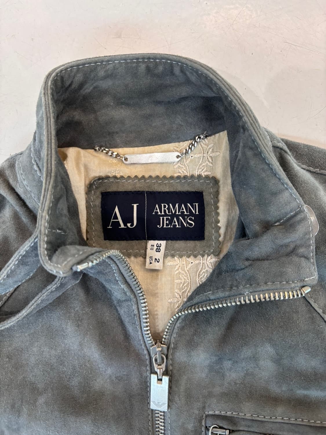 Vintage Armani Leather Jacket 상품이미지5