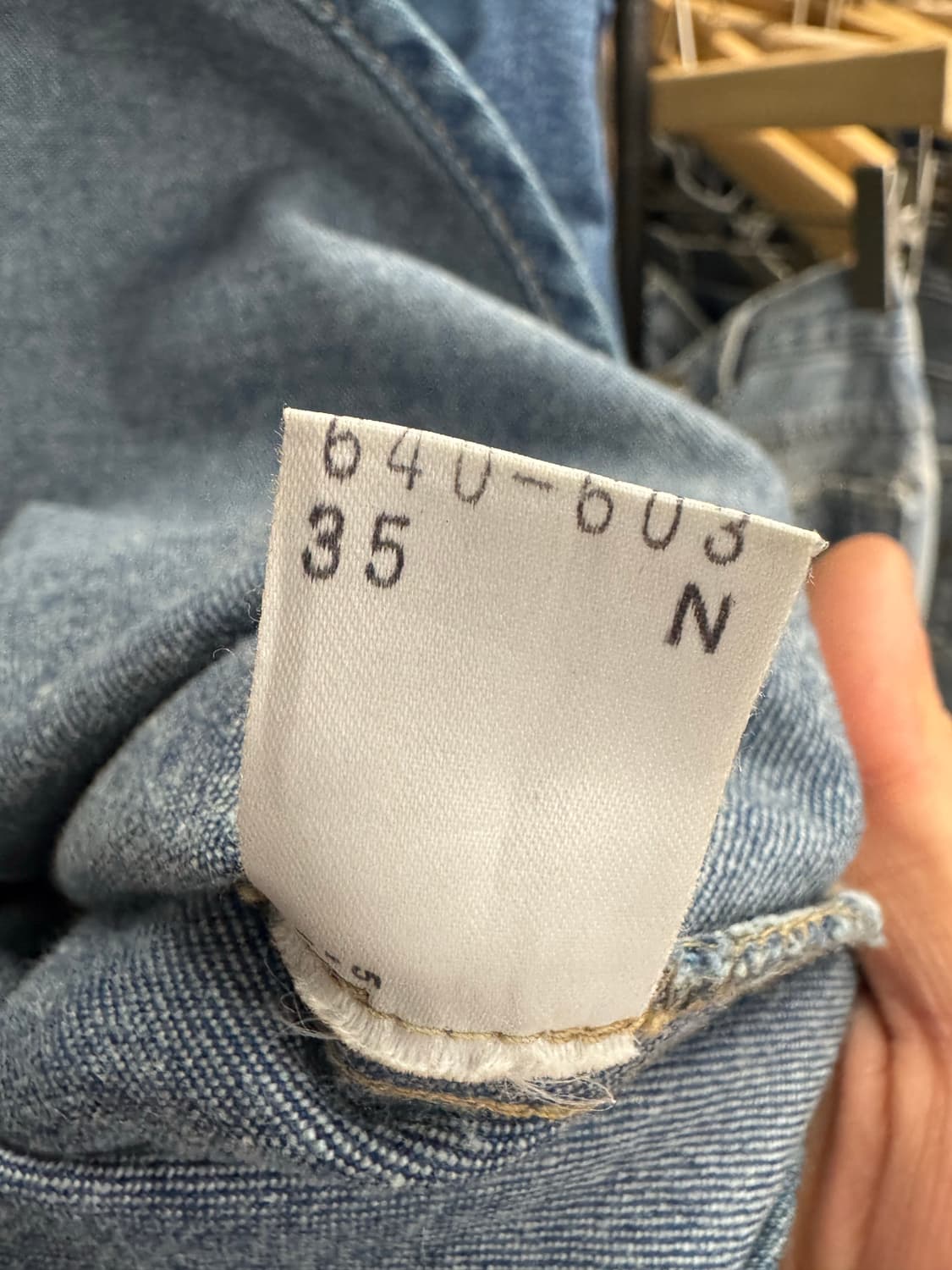 Simple Life 빈티지 여성 웨스턴 이글자수 데님셔츠 상품이미지4