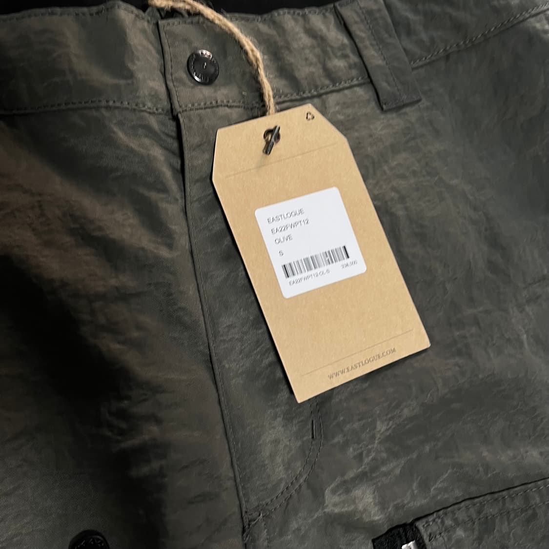 새상품(S)이스트로그 플라이트 나일론 팬츠 올리브 상품이미지3