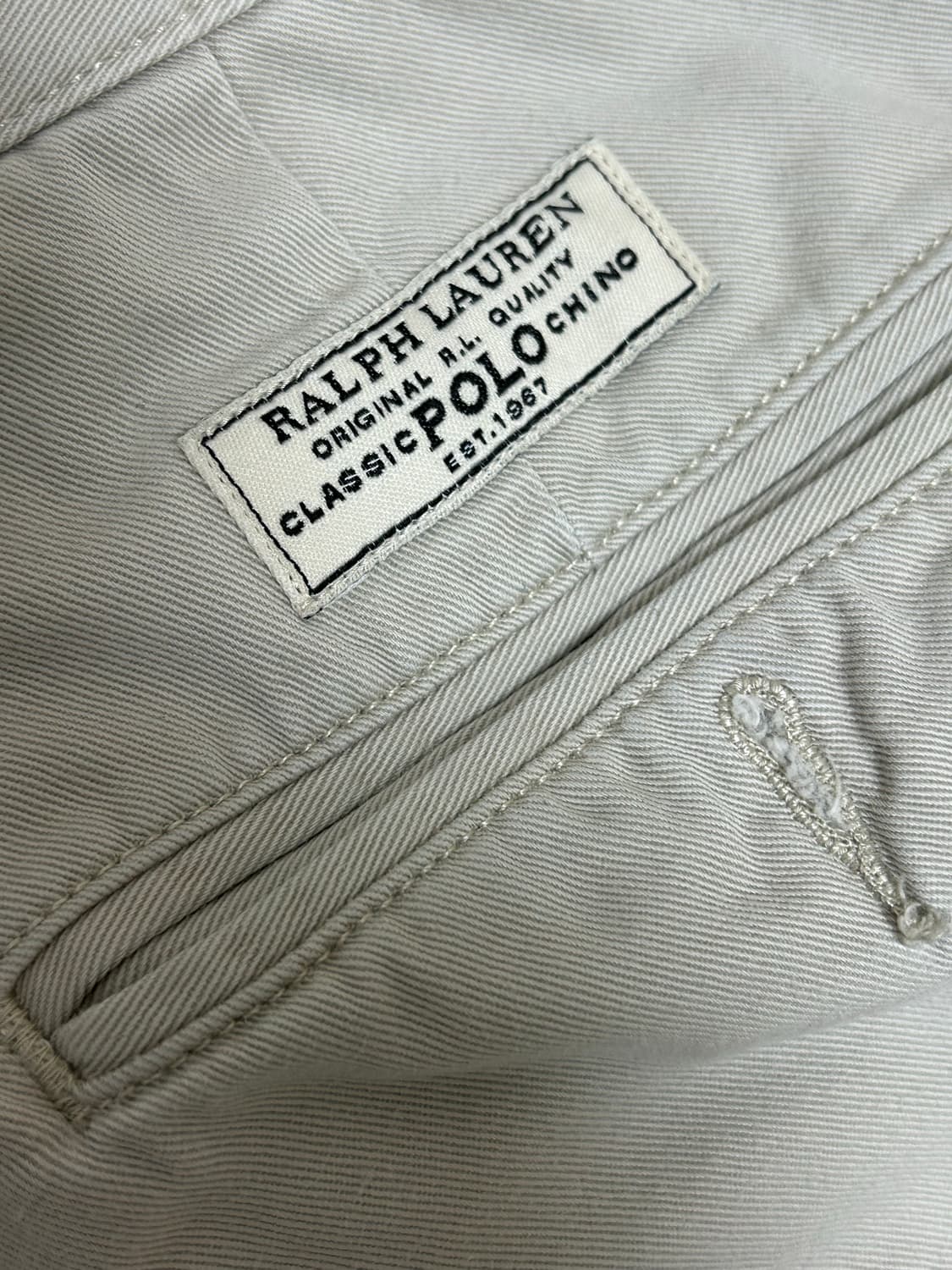 폴로 랄프로렌 아이보리 오리지널 치노팬츠 상품이미지4