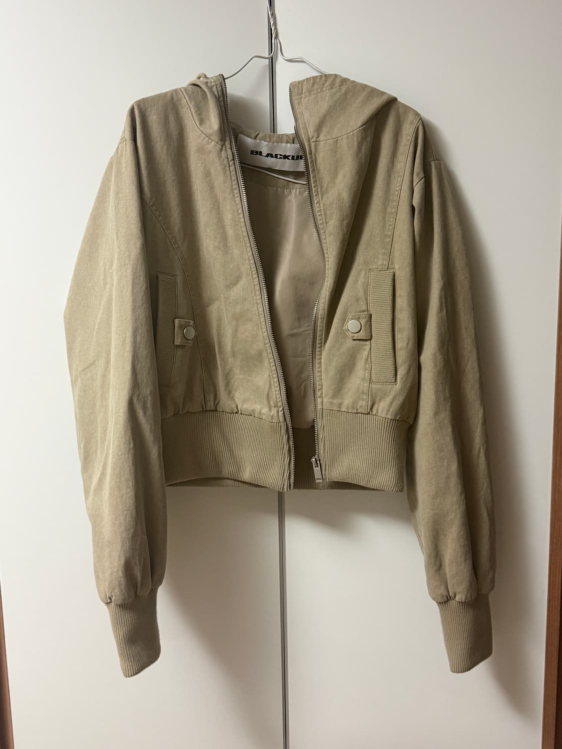 BLACKUP 키피코 코튼 언발 후드 점퍼 상품이미지2