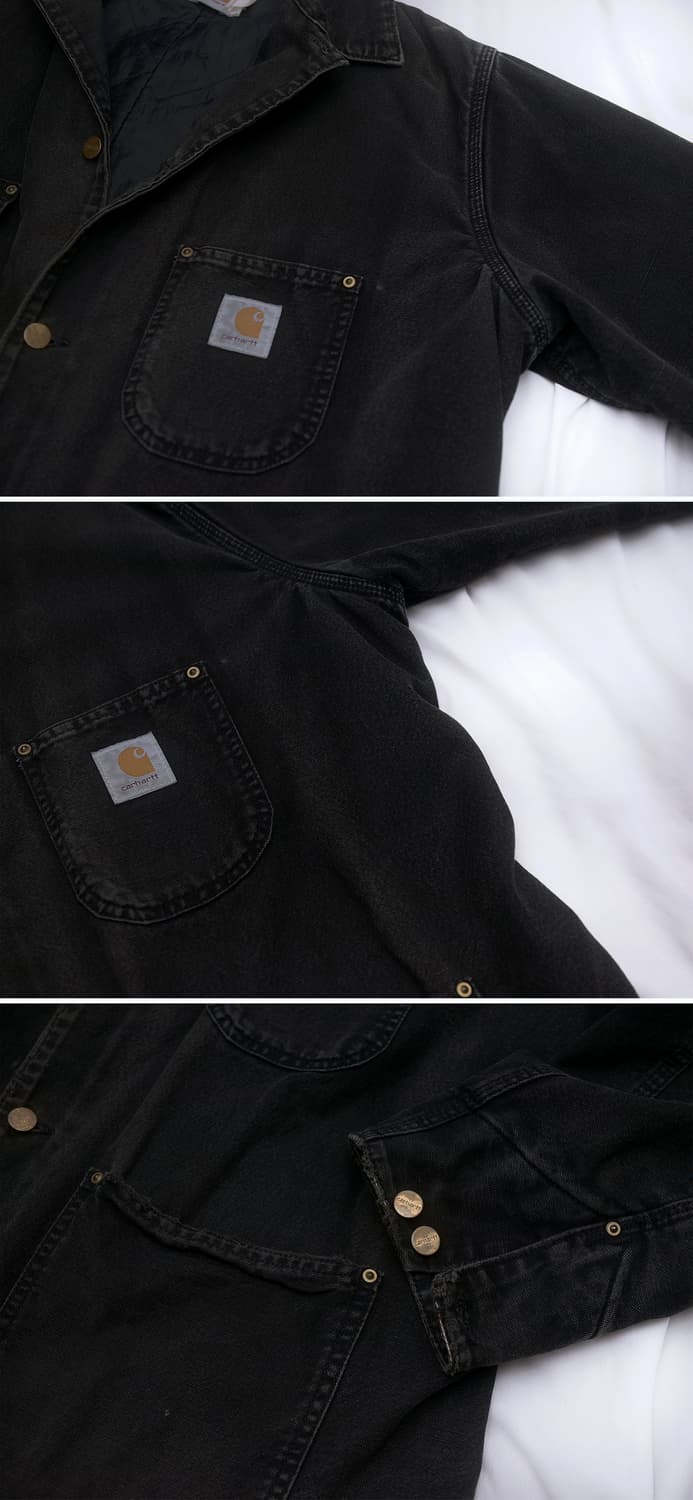 칼하트 OG 초어 코트 자켓 블랙 샌드스톤 (XL / 105+) 상품이미지8