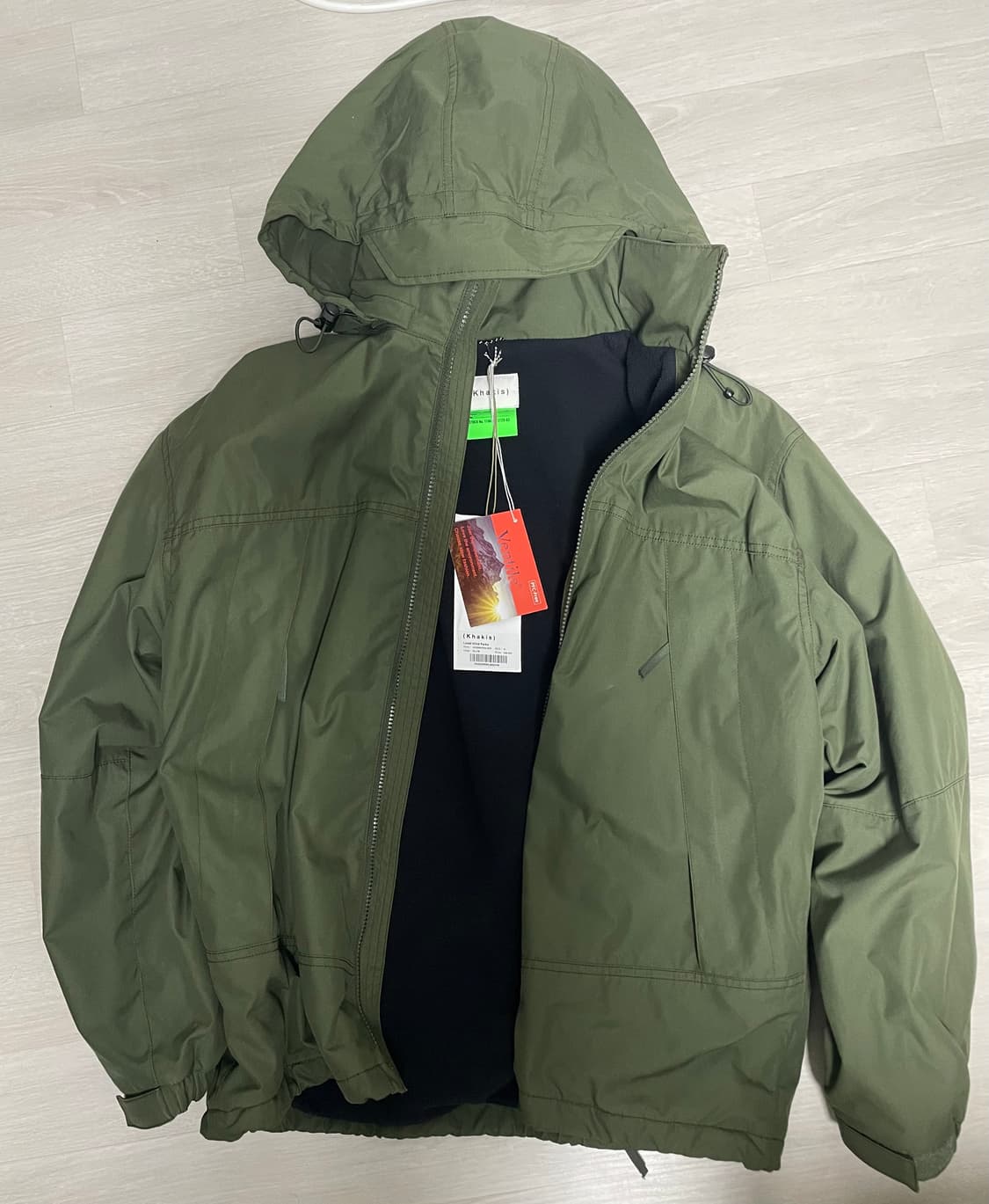 KHAKIS LINED WIND PARKA OLIVE M사이즈 새상품 상품이미지5