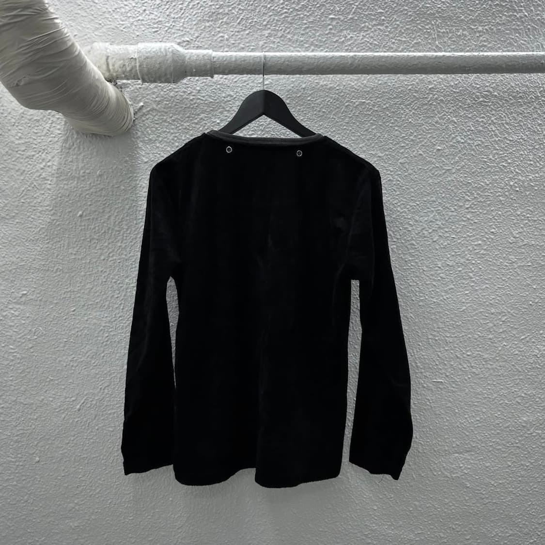 Beaumere skull printing velvet sleeve 상품이미지4