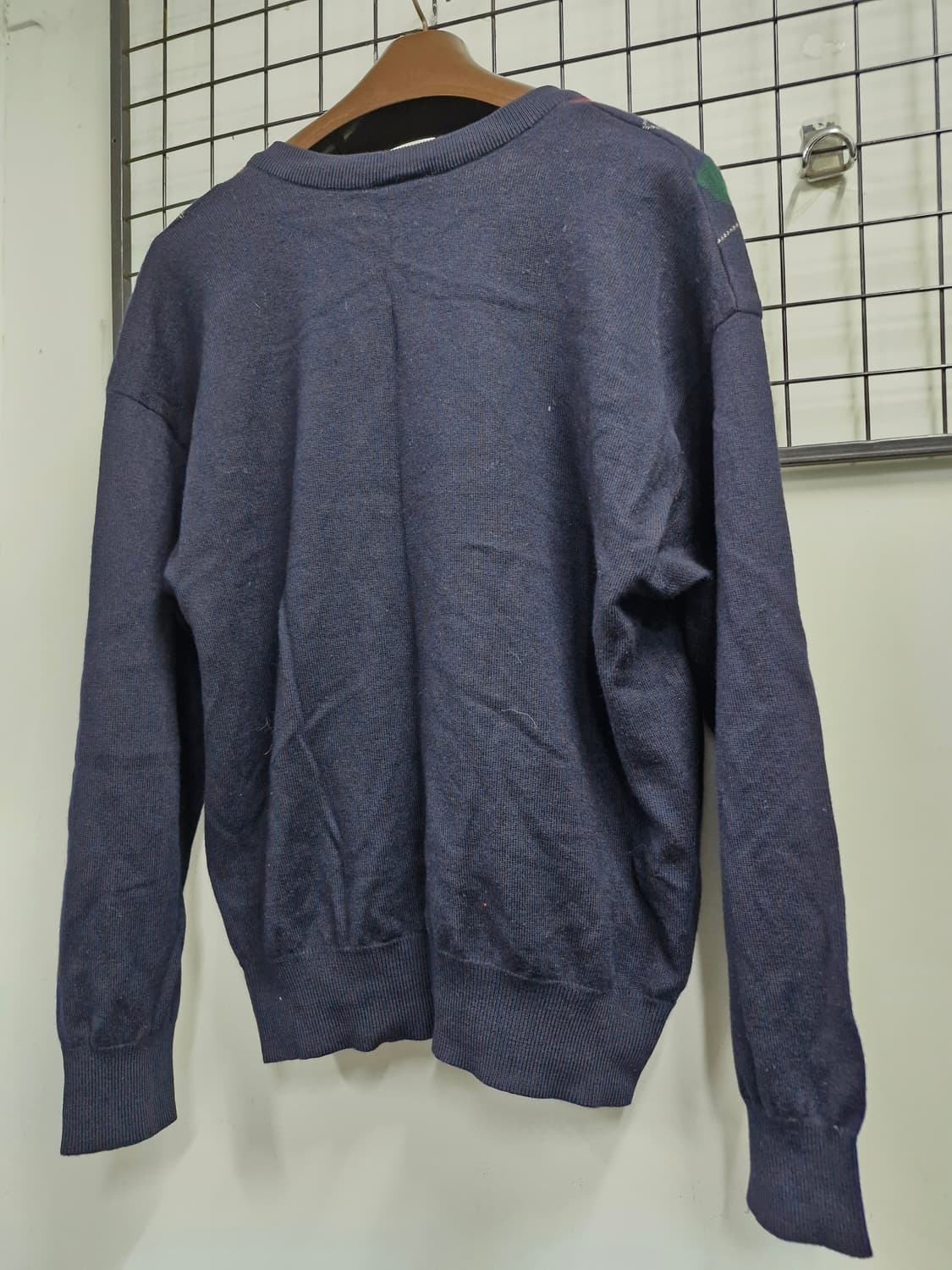 105XL 라코스테 패턴 울 니트 가디건 상품이미지8