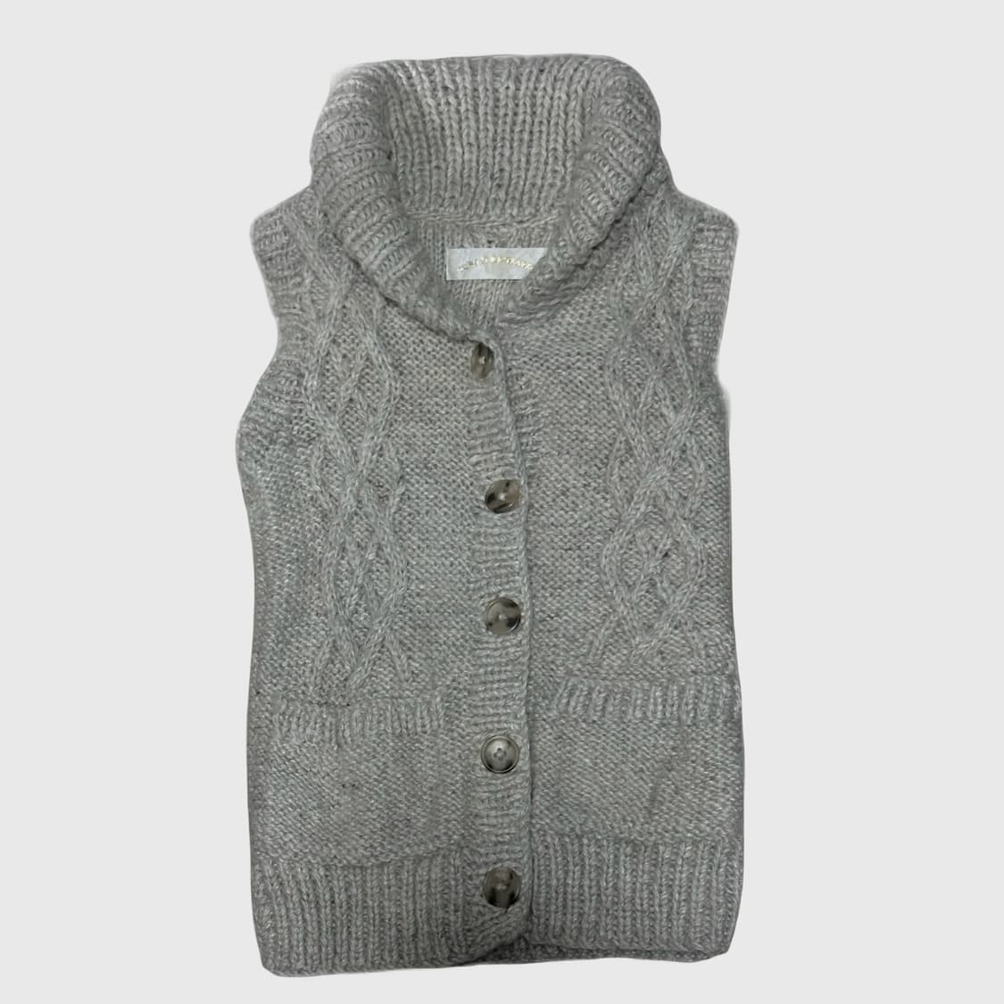 그레이 니트조끼 상품이미지1