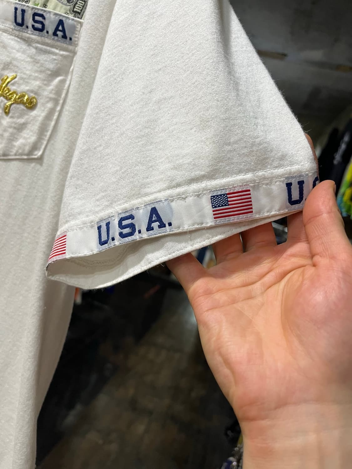 GET LUCKY USA DOLLAR SIGN T-shirt 상품이미지4