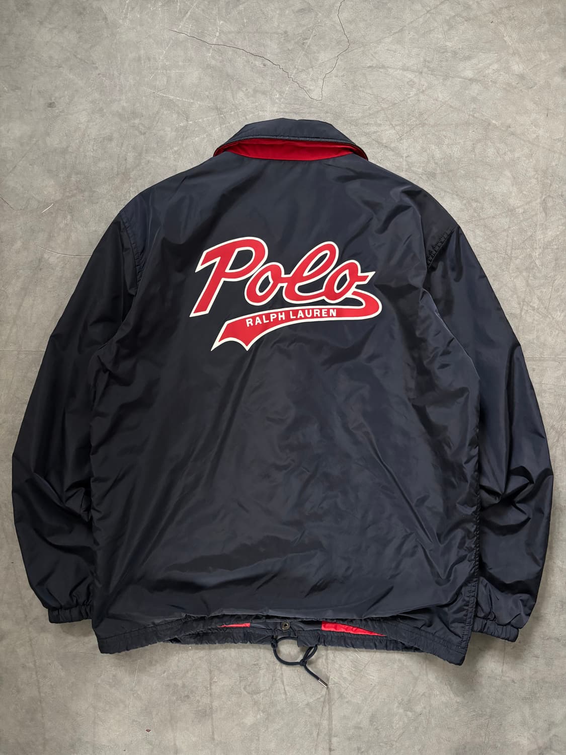 Polo 폴로 랄프로렌 신형라벨 네이비컬러 엠브로이드 코치 자켓 상품이미지5