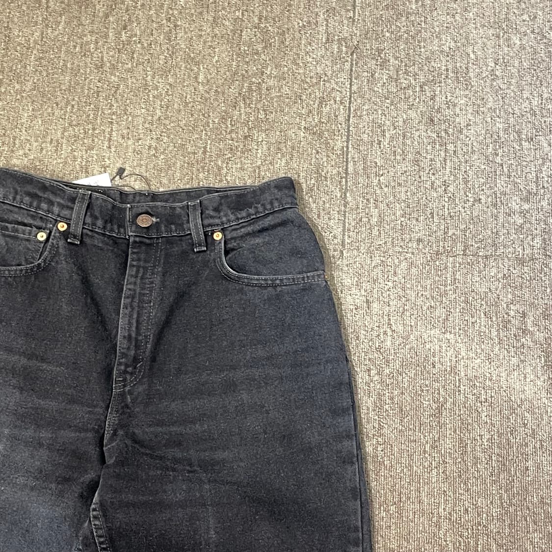 (30) Levi's 551 (리바이스 릴렉스 테이퍼드 블랙 데님) 상품이미지5