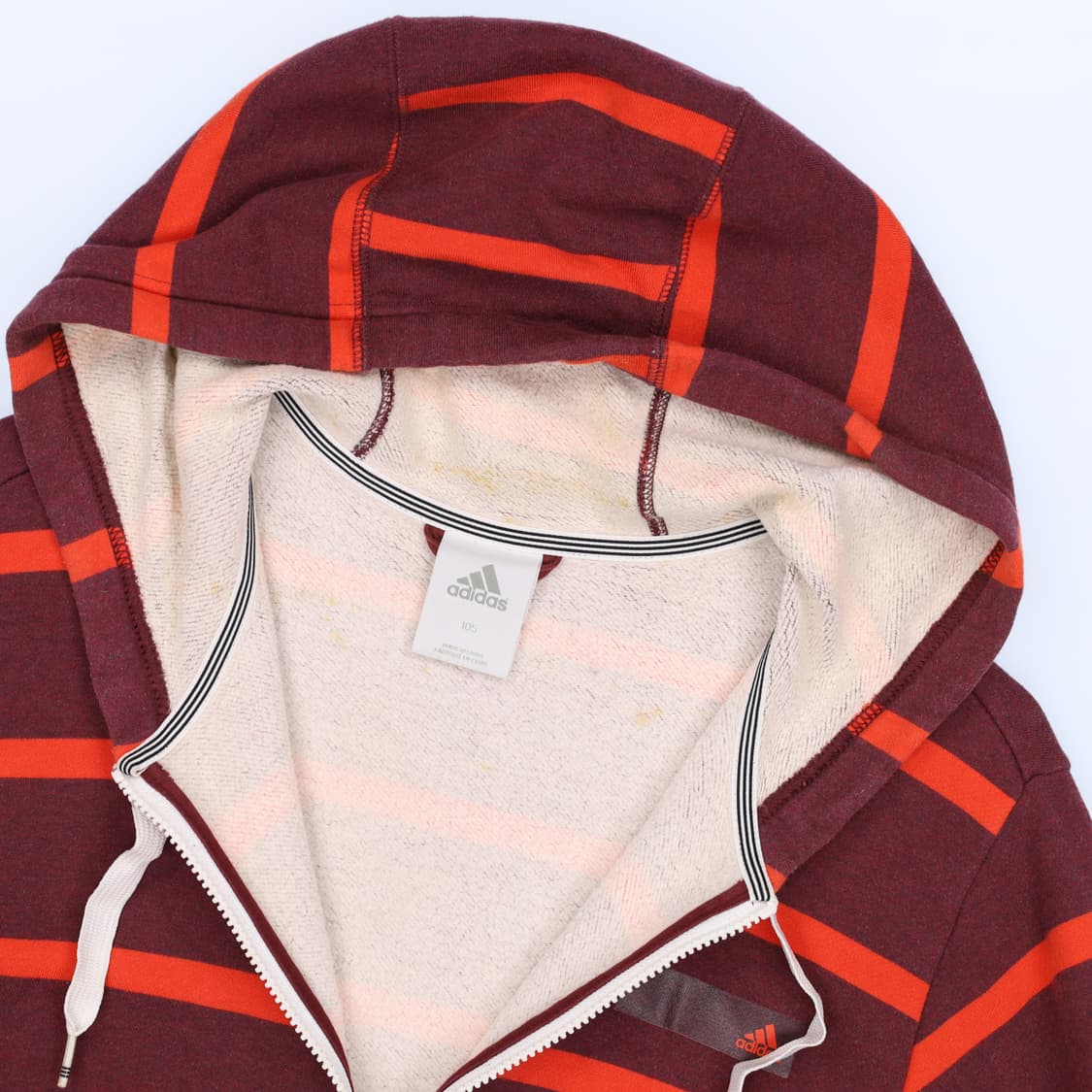[105] 아디다스 기모 스트라이프 후드집업 1104HR1 상품이미지3