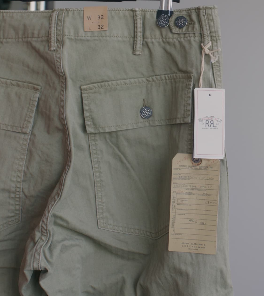 RRL 헤링본 퍼티그 팬츠 32 32 상품이미지3