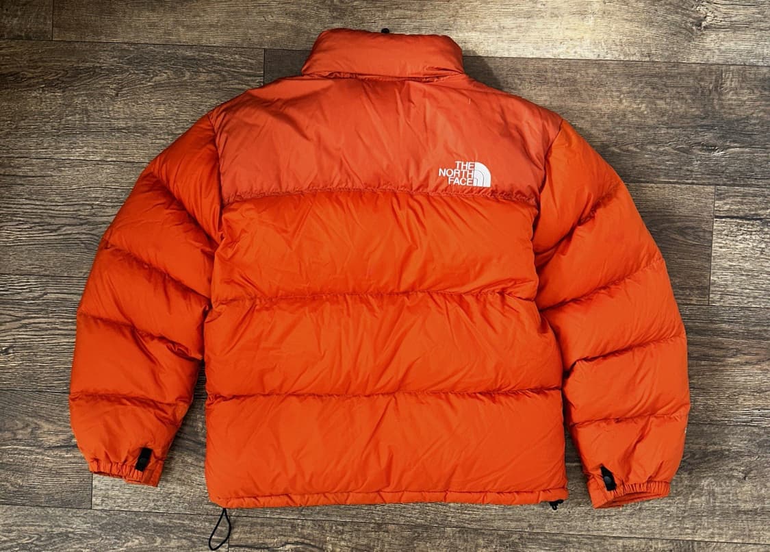 노스페이스 눕시 700 다운 패딩 오렌지 상품이미지3