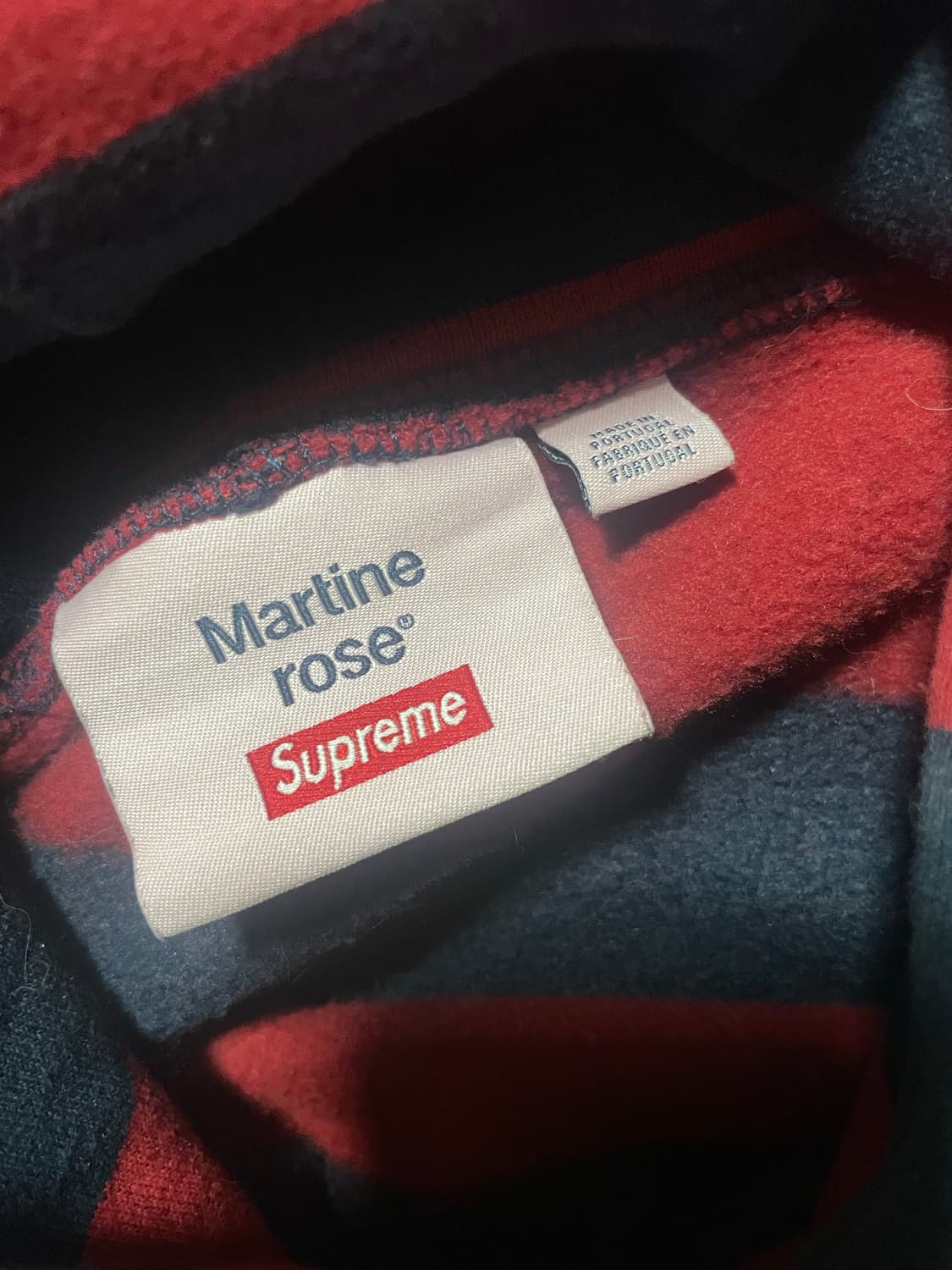 슈프림 X 마틴로즈 스트라이프 후드 상품이미지3