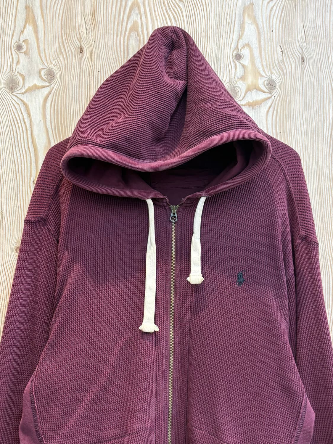 폴로 랄프로렌 투웨이 와플 후드집업 상품이미지3