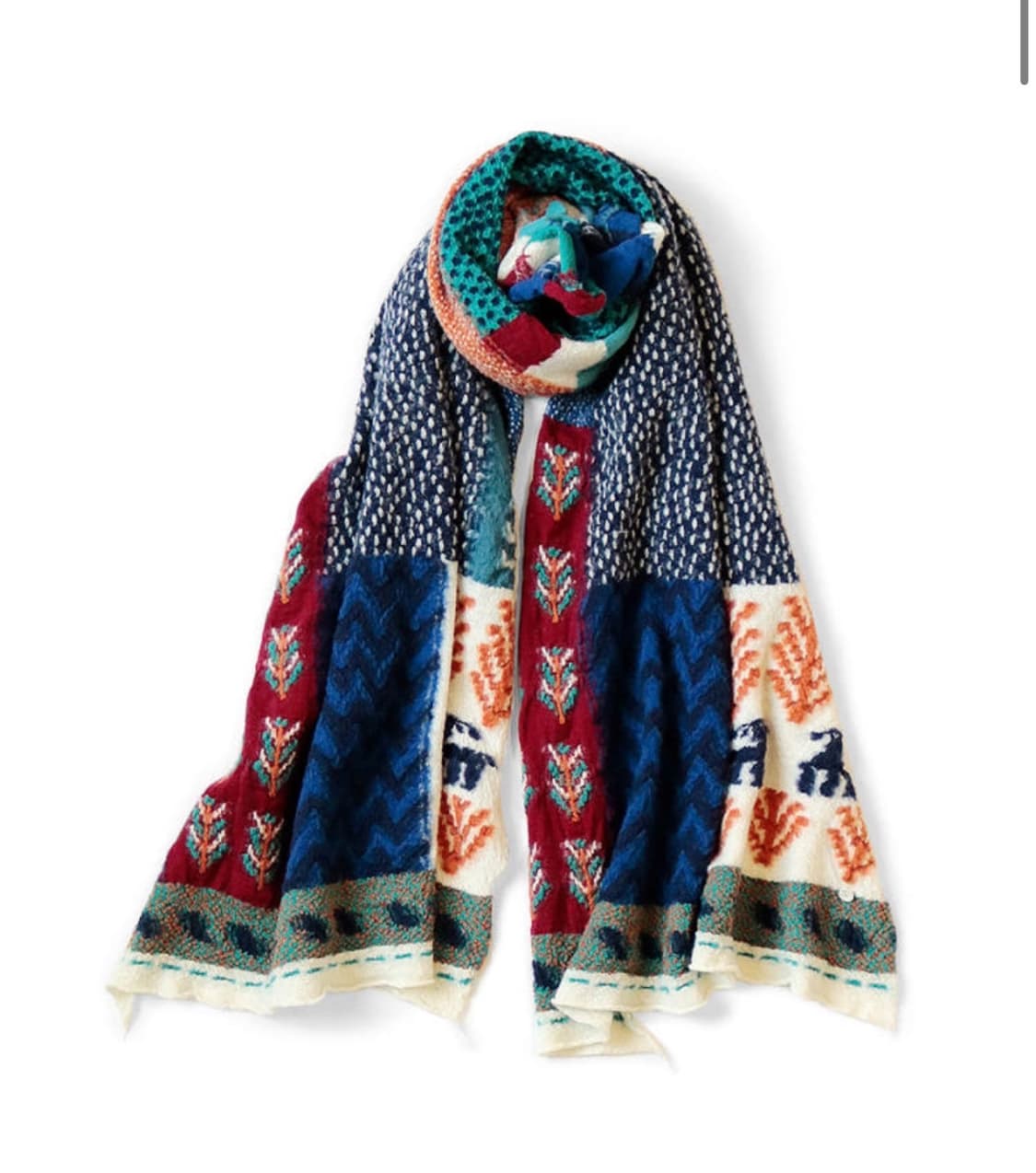 캐피탈 축융양털 마을 가베 머플러 상품이미지1