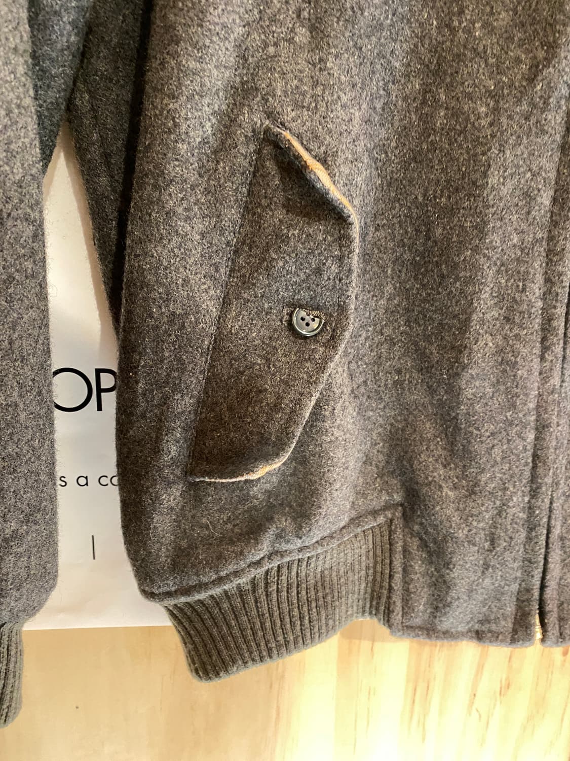 Sunny pal 울 해링턴 자켓 상품이미지5