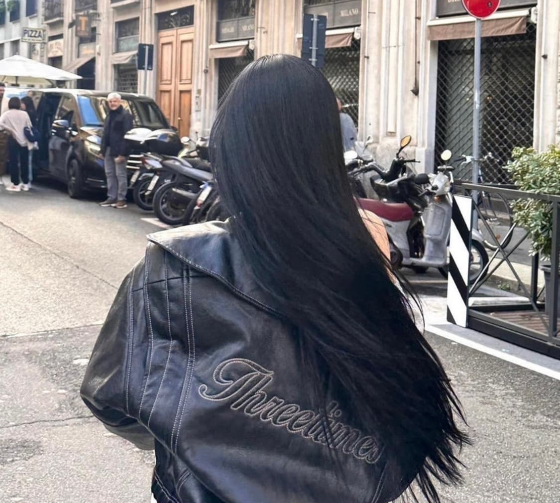 threetimes 쓰리타임즈 kai leather jacket S 상품이미지2