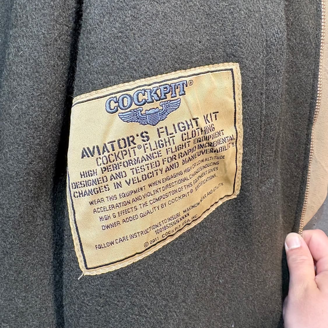 [XL] COCKPIT 콕핏 USA 탱커 자켓 상품이미지7