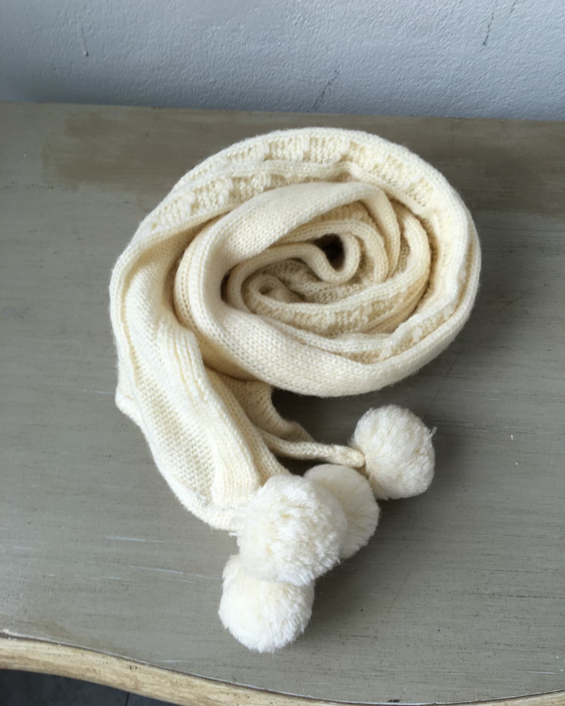  pom pom knit muffler 상품이미지1