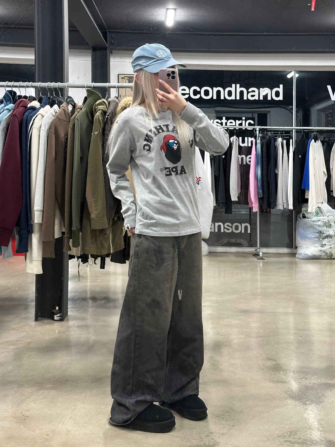  베이프 파이렛 스토어 한정발매 해적 롱슬리브 긴팔티 상품이미지2