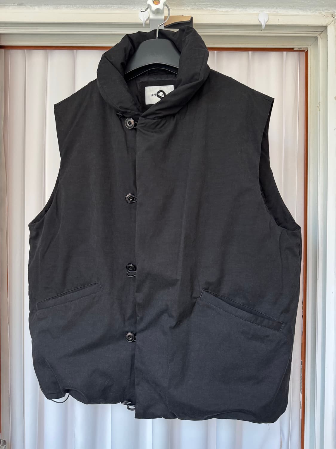 아트이프액츠/ 구스다운 베스트 블랙/ L 상품이미지3