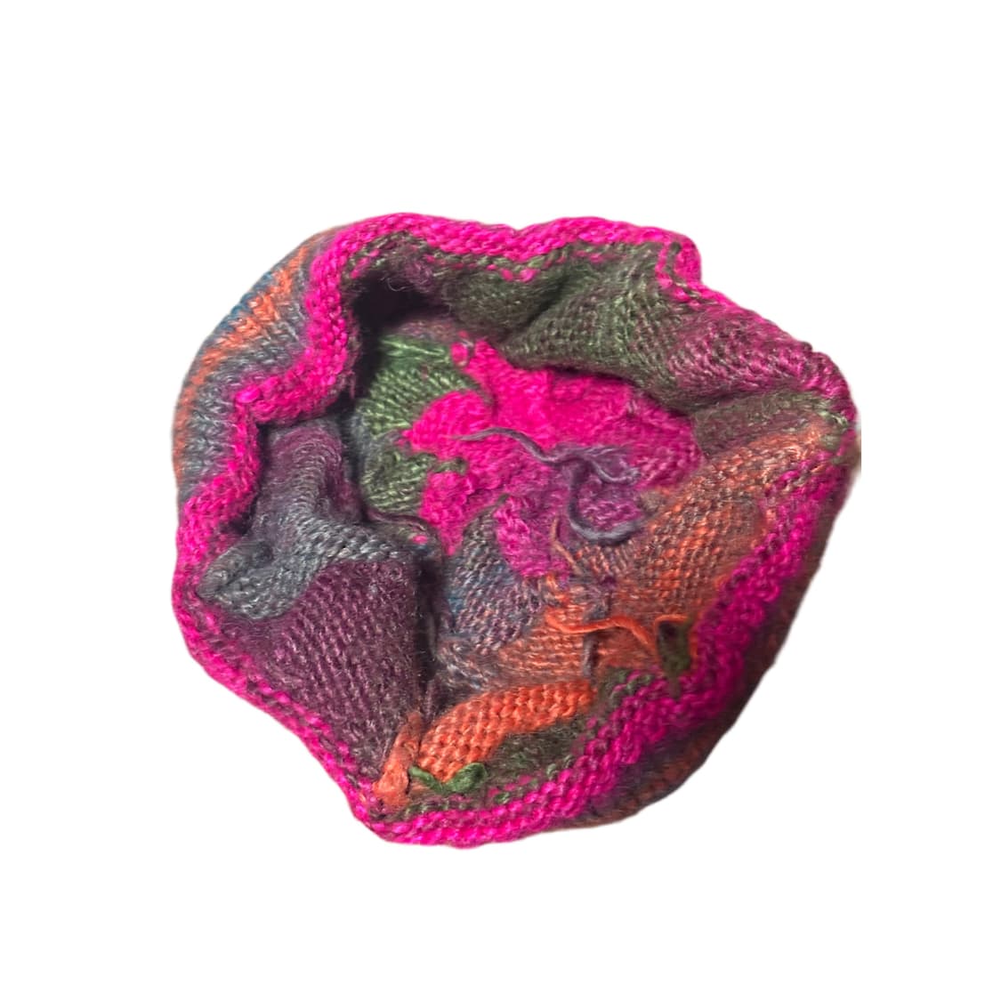 빈티지 컬러믹스 꽈배기털 모자 상품이미지5