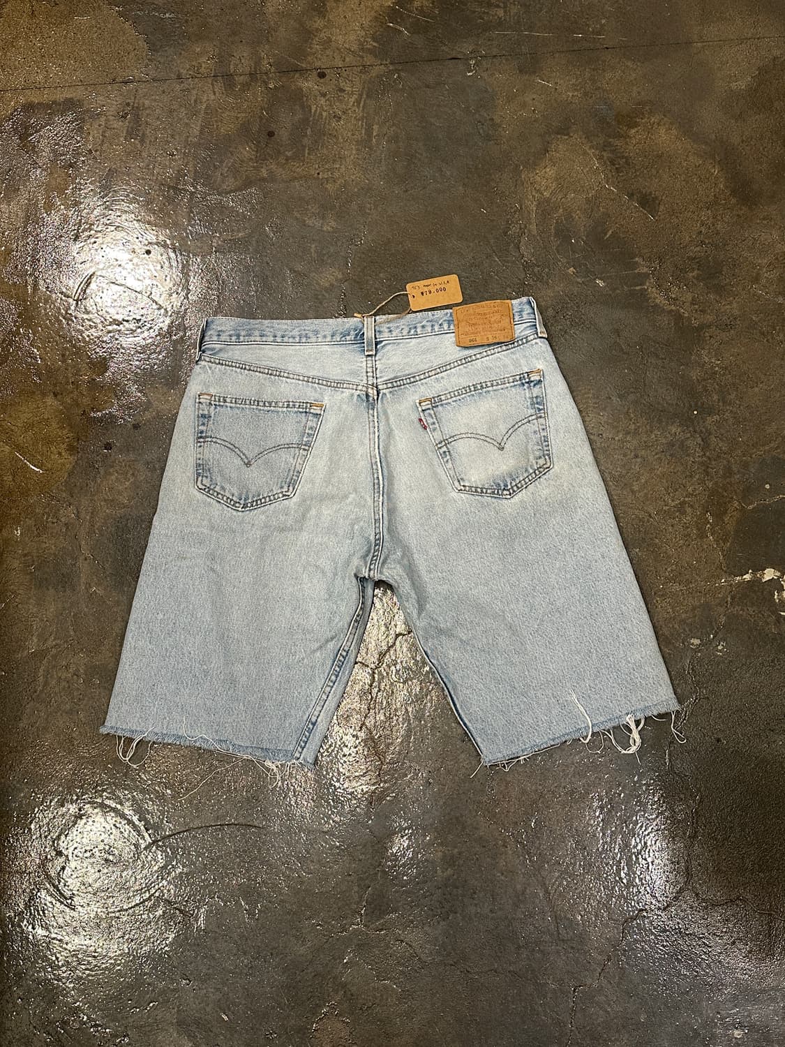 95s made in USA 501 W36 L34 쇼츠 상품이미지2