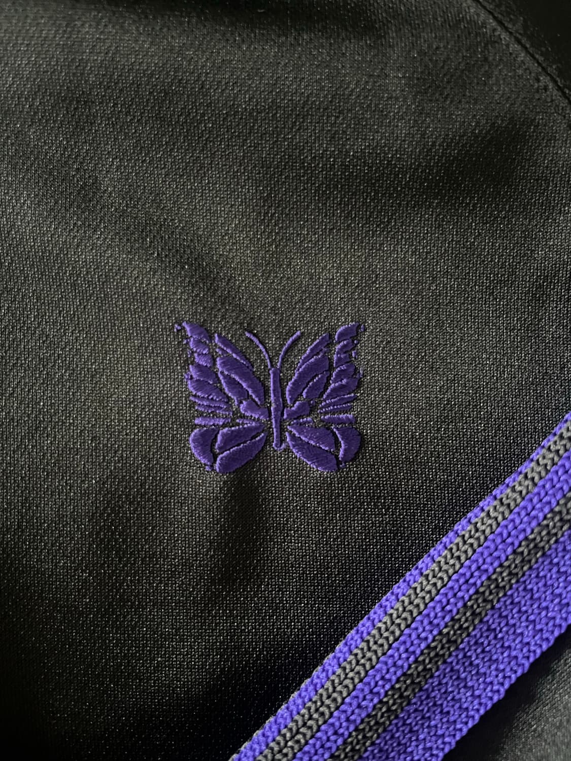 니들스 트랙자켓 s 블랙 퍼플 상품이미지2