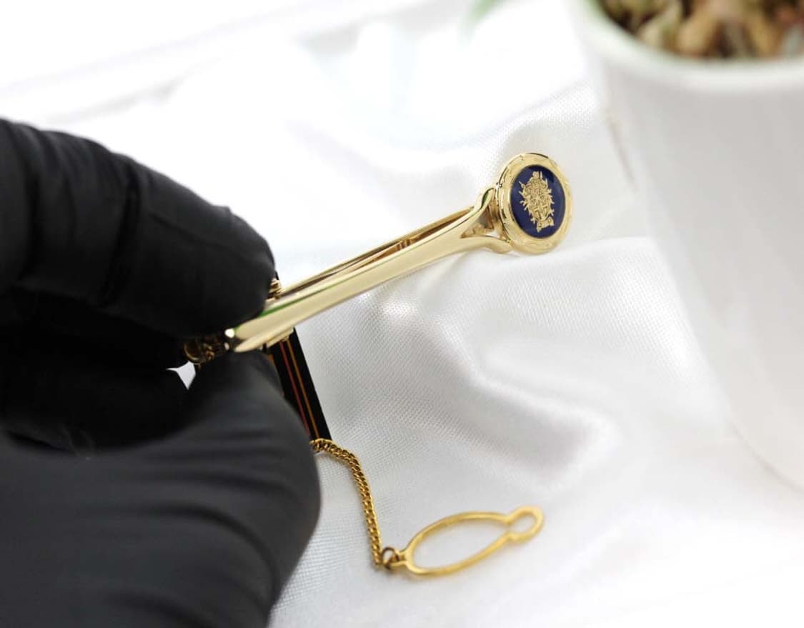 닥스 미사용 5.5cm 남자 명품 넥타이핀 DAKS 2% 할인 상품이미지4